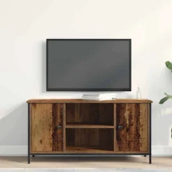 vidaXL TV-kast 100 x 40 x 50 cm Oud hout Bewerkt hout