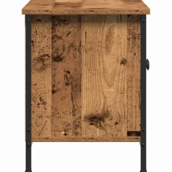 vidaXL TV-kast 100 x 35 x 45 cm Oud Hout Bewerkt hout