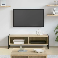 vidaXL TV-kast 100 x 36.5 x 30.5 cm Sonoma Bewerkt hout