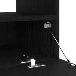 vidaXL TV-kast 100 x 35 x 40 cm Zwart Eiken Bewerkt hout