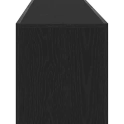 vidaXL TV-kast 120 x 35 x 40 cm Zwart Eiken Bewerkt hout