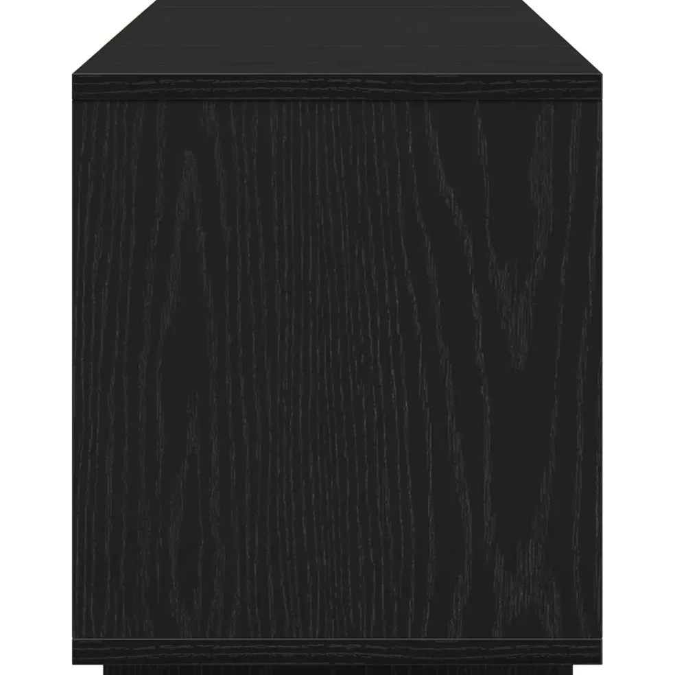 vidaXL TV-kast 120 x 30 x 40,5 cm Zwart Eiken Bewerkt hout