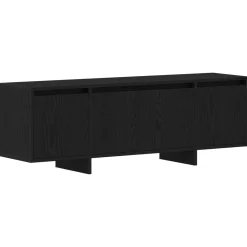 vidaXL TV-kast 120 x 30 x 40,5 cm Zwart Eiken Bewerkt hout