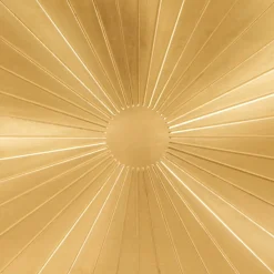 vidaXL TV-kast Zwart en Goud 80 x 33 x 46 cm Bewerkt hout