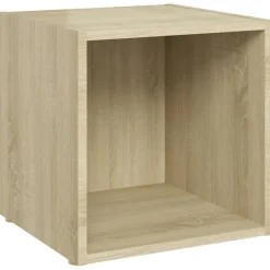 vidaXL Tv-meubelen 2 st 37x35x37 cm bewerkt hout sonoma eikenkleurig