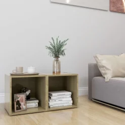 vidaXL Tv-meubelen 2 st 37x35x37 cm bewerkt hout sonoma eikenkleurig