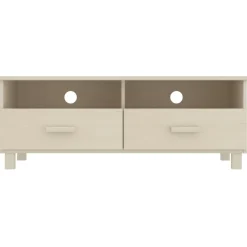 vidaXL Tv-meubel HAMAR 106x40x40 cm massief grenenhout honingbruin