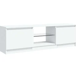 vidaXL Tv-meubel met LED-verlichting 120x30x36 cm wit