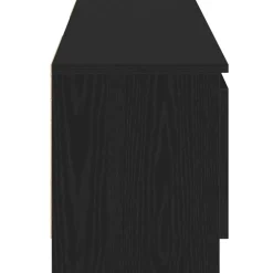 vidaXL Tv-meubel met LED 120x30x36 cm bewerkt hout zwart eiken