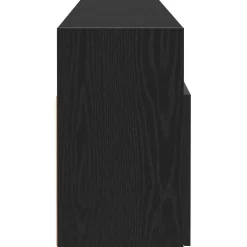 vidaXL Tv-meubel met LED 120x30x50 cm bewerkt hout zwart eiken