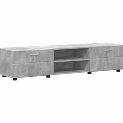 vidaXL Tv-meubelset FLORIN 3 st Beton Grijs Bewerkt hout