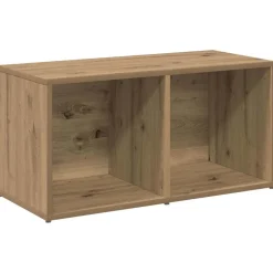 vidaXL Tv-meubelset 4 st Artisan Eiken Bewerkt hout