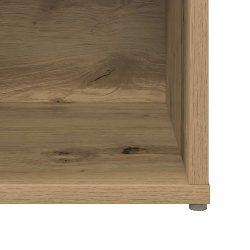 vidaXL Tv-meubelset 4 st Artisan Eiken Bewerkt hout