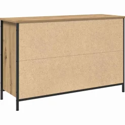 vidaXL Tv-meubelset 101 x 35 x 65 cm Artisan Eiken Bewerkt hout