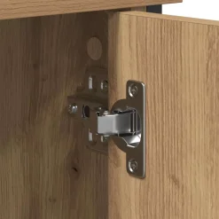 vidaXL Tv-meubelset 101 x 35 x 65 cm Artisan Eiken Bewerkt hout