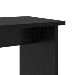 vidaXL Tv-meubelset 180,5 x 30 x 43 cm Zwart Eiken Bewerkt hout