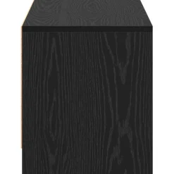 vidaXL Tv-meubelset 90 x 35 x 40 cm Zwart Eiken Bewerkt hout