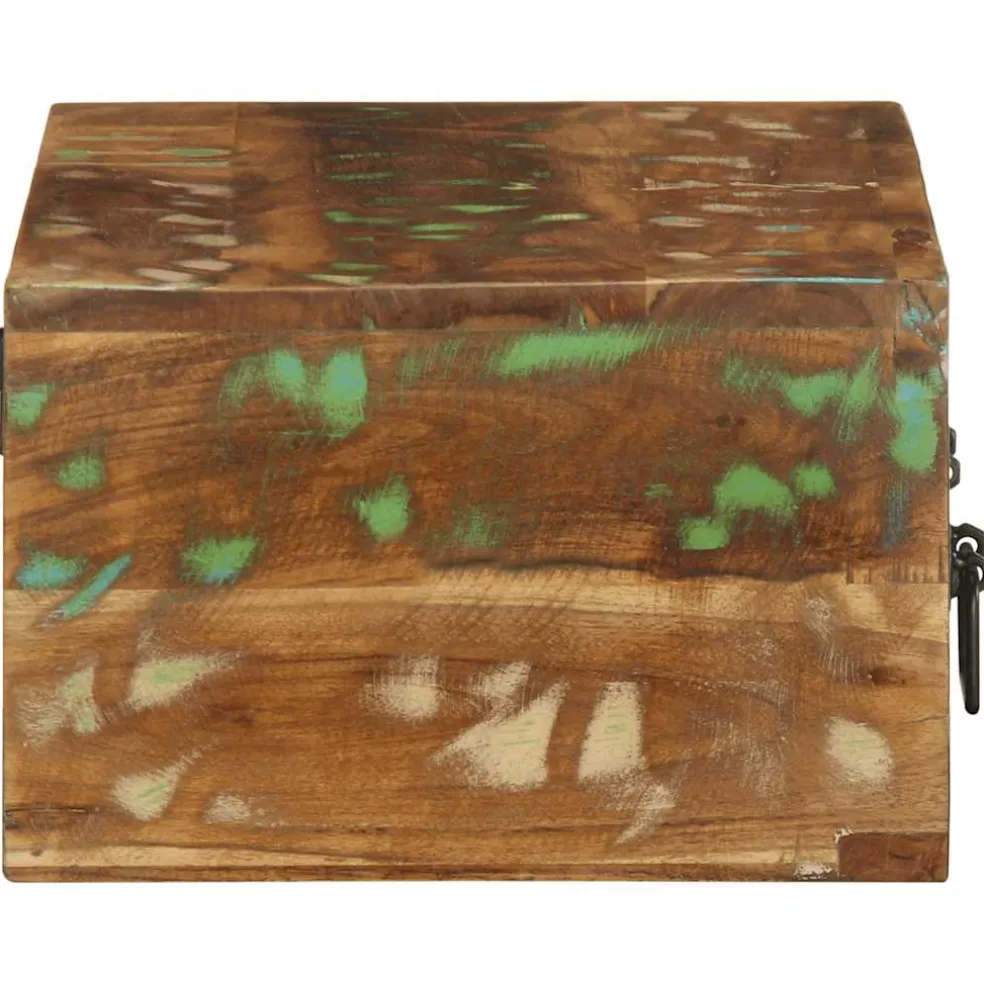 vidaXL Tv-meubel wandmontage 60x30x19 cm massief gerecycled hout