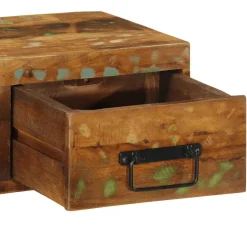 vidaXL Tv-meubel wandmontage 60x30x19 cm massief gerecycled hout