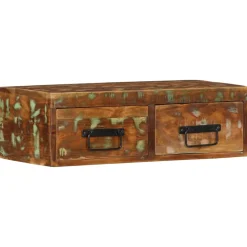 vidaXL Tv-meubel wandmontage 60x30x19 cm massief gerecycled hout