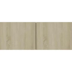 vidaXL Tv-meubel 80x30x30 cm bewerkt hout sonoma eikenkleurig