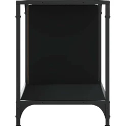 vidaXL Tv-meubel 153x37x50 cm bewerkt hout zwart