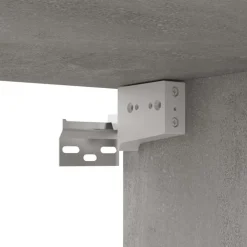 vidaXL Tv-meubel 80x30x30 cm bewerkt hout betongrijs