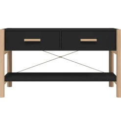 vidaXL Tv-meubel 82x38x45 cm bewerkt hout zwart