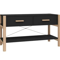 vidaXL Tv-meubel 82x38x45 cm bewerkt hout zwart