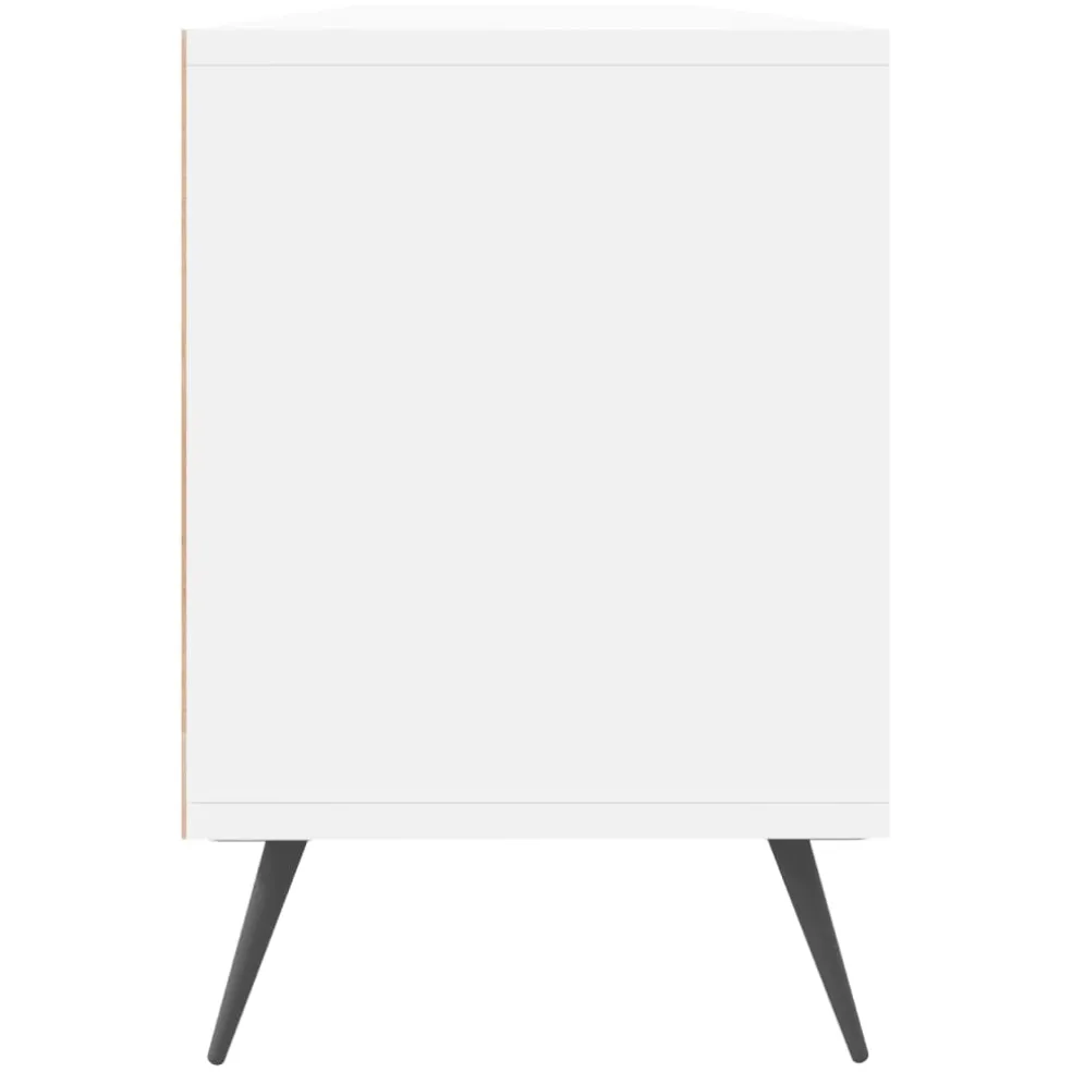 vidaXL Tv-meubel 150x30x44,5 cm bewerkt hout wit