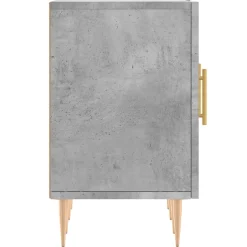 vidaXL Tv-meubel 150x30x50 cm bewerkt hout betongrijs