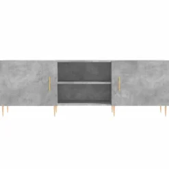 vidaXL Tv-meubel 150x30x50 cm bewerkt hout betongrijs