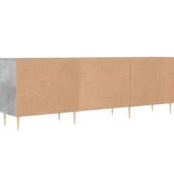 vidaXL Tv-meubel 150x30x50 cm bewerkt hout betongrijs