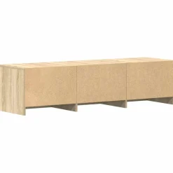 vidaXL Tv-meubel 140x40x35,5 cm bewerkt hout sonoma eikenkleurig