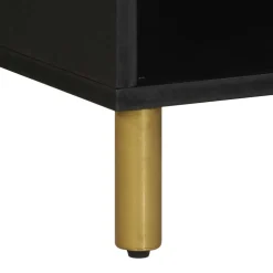 vidaXL Tv-meubel 80x33x46 cm bewerkt hout zwart