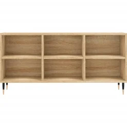 vidaXL Tv-meubel 103,5x30x50 cm bewerkt hout sonoma eikenkleurig