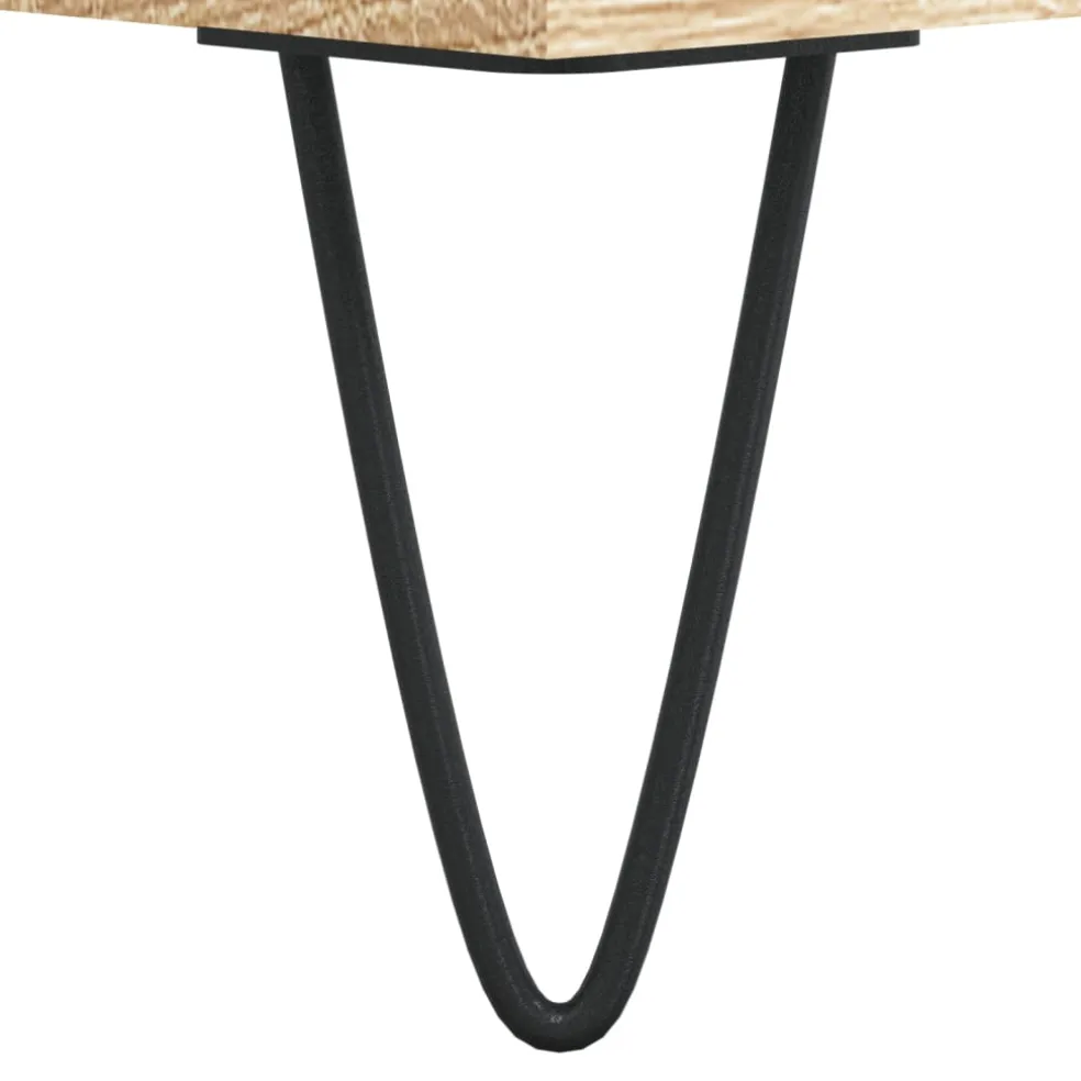 vidaXL Tv-meubel 100x35x55 cm bewerkt hout sonoma eikenkleurig