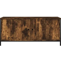 vidaXL Tv-meubel 102x35x45 cm bewerkt hout gerookt eikenkleurig