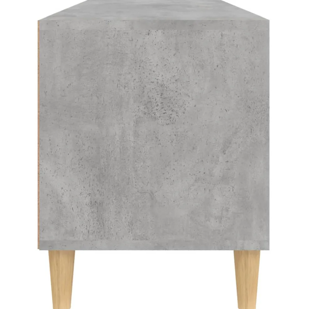 vidaXL Tv-meubel 100x34,5x44,5 cm bewerkt hout betongrijs