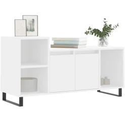 vidaXL Tv-meubel 100x35x55 cm bewerkt hout wit