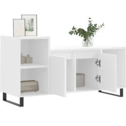 vidaXL Tv-meubel 100x35x55 cm bewerkt hout wit