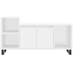 vidaXL Tv-meubel 100x35x55 cm bewerkt hout wit