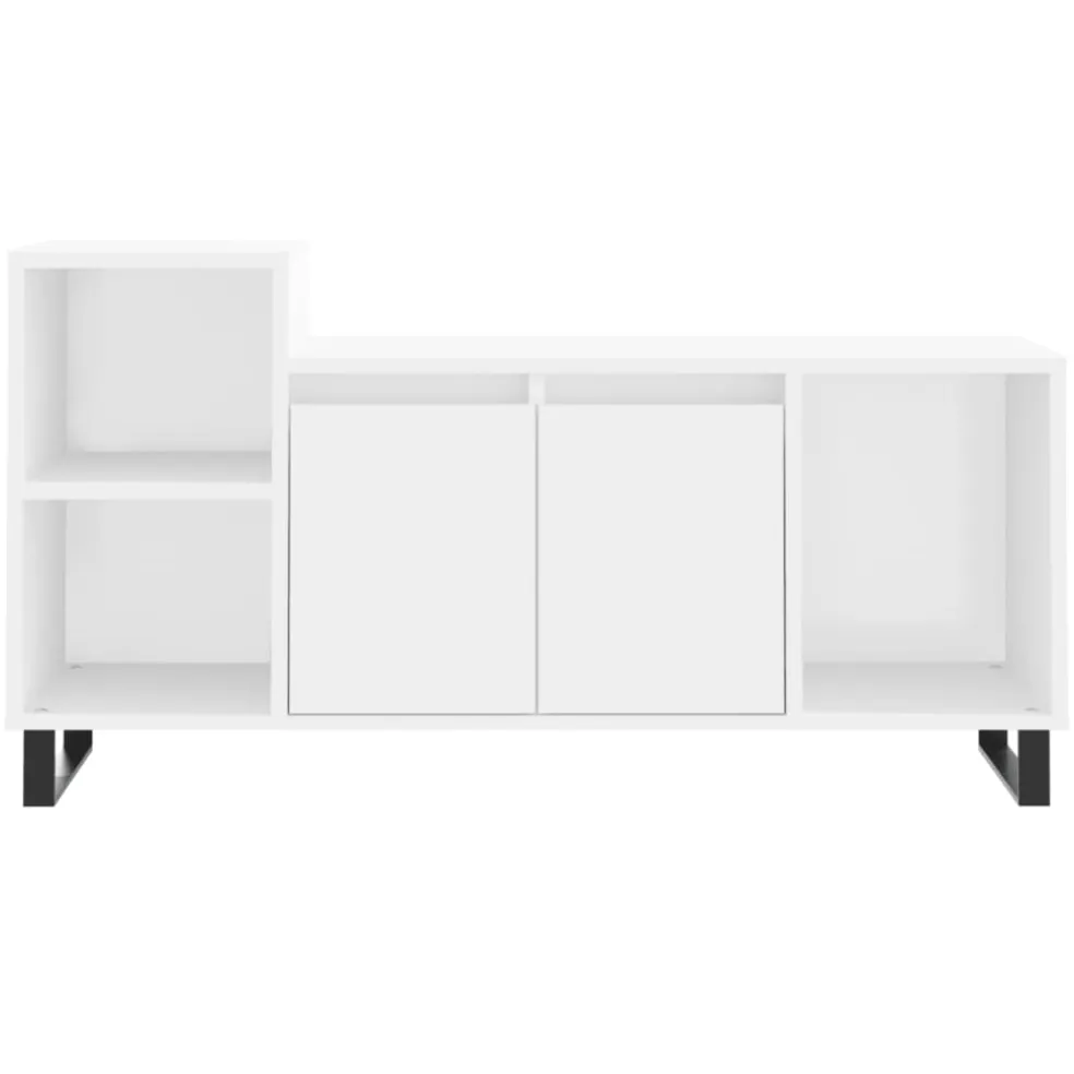 vidaXL Tv-meubel 100x35x55 cm bewerkt hout wit