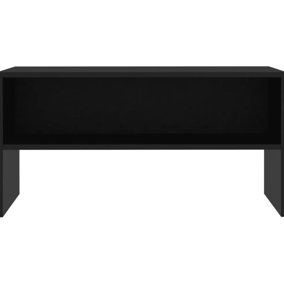 vidaXL Tv-meubel 80x40x40 cm bewerkt hout zwart