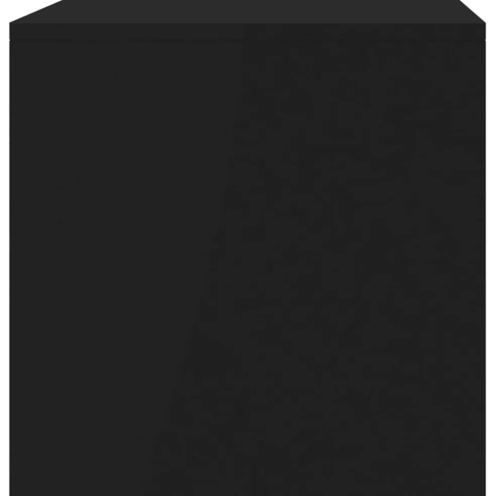 vidaXL Tv-meubel 80x40x40 cm bewerkt hout zwart
