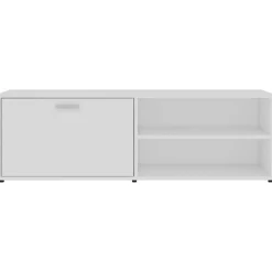 vidaXL Tv-meubel 100x35x40 cm bewerkt hout bruin eikenkleur