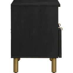 vidaXL Tv-meubel 70x33x46 cm bewerkt hout zwart