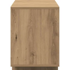 vidaXL Tv-meubel 130x35x50 cm bewerkt hout artisanaal eikenkleur