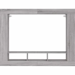 vidaXL Tv-meubel 152x22x113 cm bewerkt hout grijs sonoma eikenkleurig