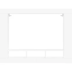 vidaXL Tv-meubel 152x22x113 cm bewerkt hout wit